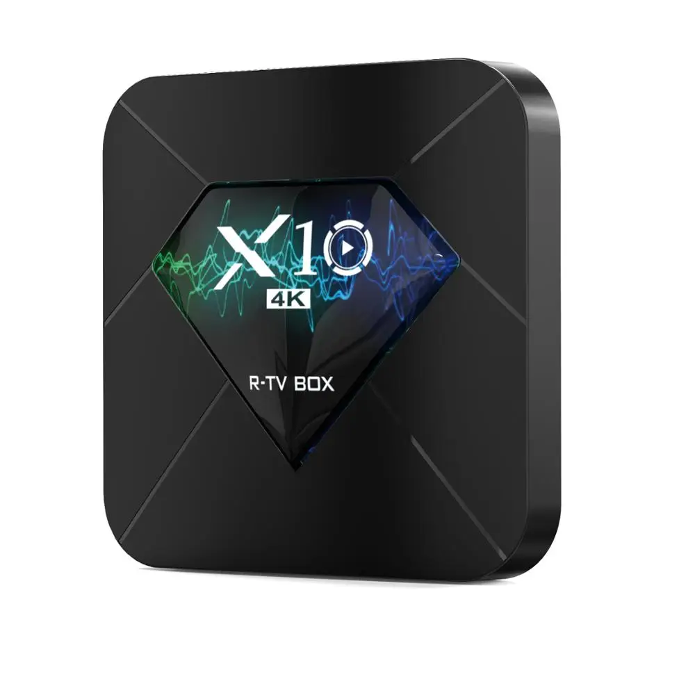 OEM android tv box X10 4k Android 7.1 2G 16G Smart tv box r-tv box X10 amlogic s905w