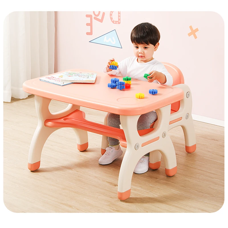 kids furniture plastic study table and chair set cartoon for kids children  10 years