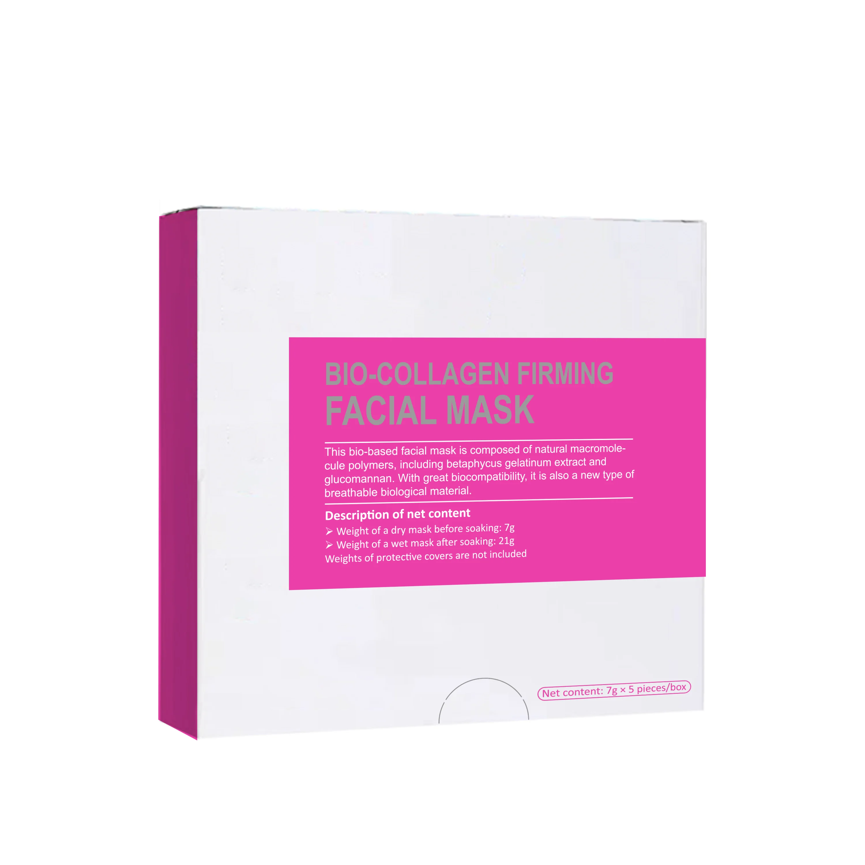 Manufacturer Firming Collagen fragrance-free Face Mask Anti-wrinkle Transparent Anti-aging Facial Mask