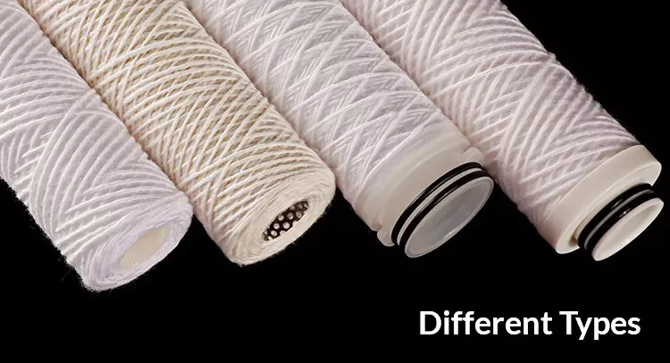 NSF PP YARN Filter OEM ODM Service Water Filter Purifier System PP Sediment Filter Cartridge With 5 Micron