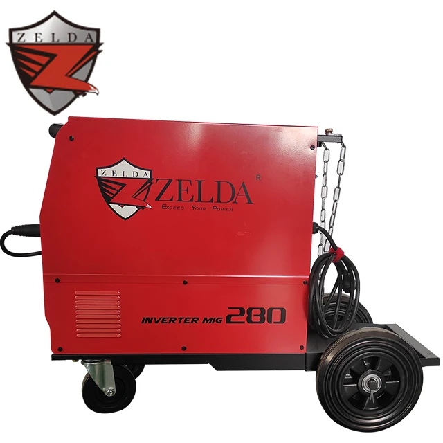 CE Approved 280A 3-in-1 Manual Metal Arc Welder MAG MMA Inverter Welding Machine with Wire Feeder
