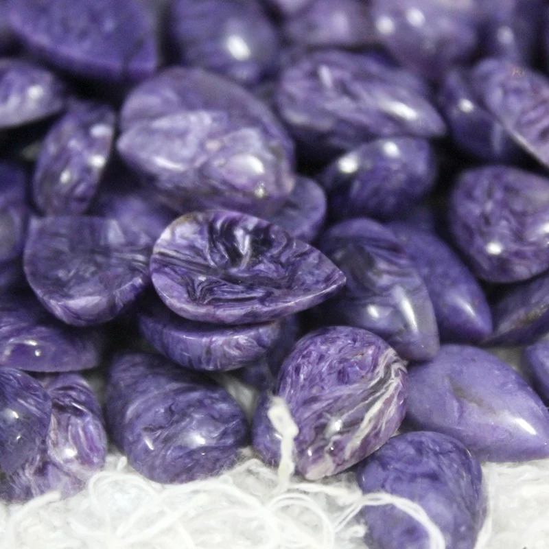 Purple Charoite Gemstone Wholesale Cabochons Polished Loose Gemstone