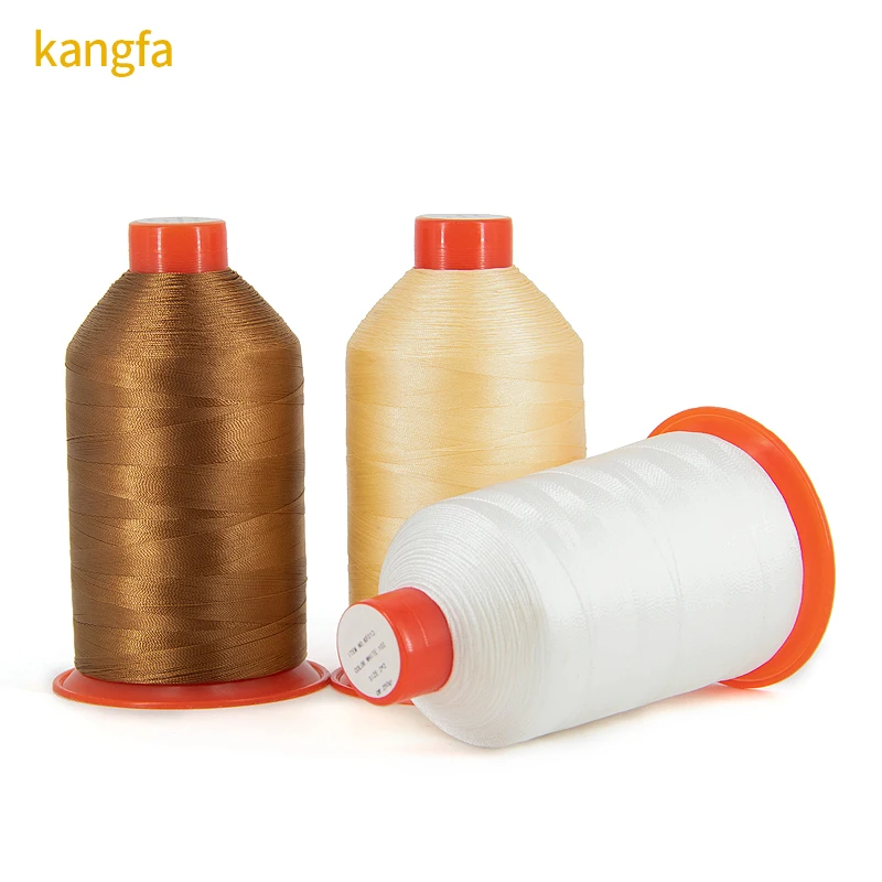 Factory Supply  tex 45 tex 70 tex 90  High Tenacity bonded Filament Polyester Sewing Thread for Shoes/Bag/Leather