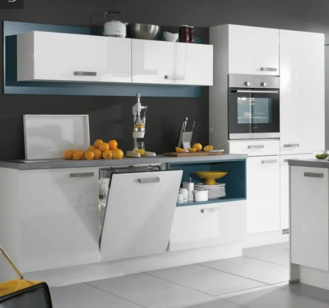 China Manufacture High End Knock Down Design Lacquered Finish Modern Modular Kitchen Cabinets