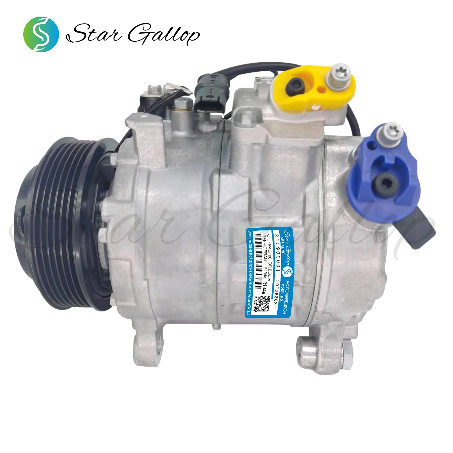 Оптовая продажа OEM 64529249223/64529216466/64526824483 7SE17 R134A 12V 6PK 110 мм Автомобильный Компрессор кондиционера для BMW X3 2,0