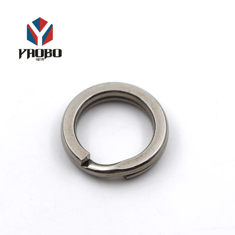 More New Style Fishing Split Promotion Keychain Ring For Key Chain Holder