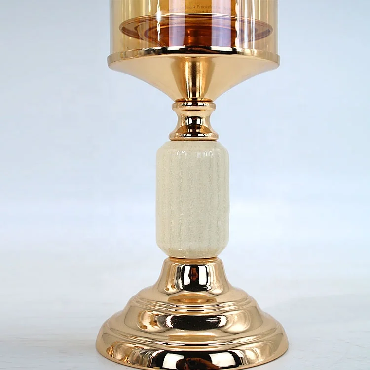 Wholesale custom ceramic candle holders luxury candle jar for wedding table decorations