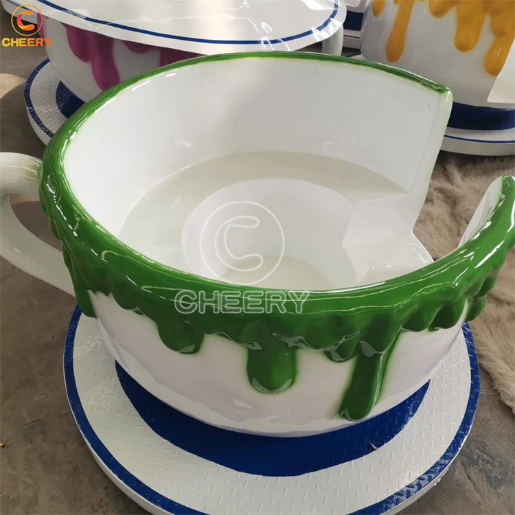 Zhengzhou Cheery Happy Coffee cup indoor children amusement park games tea cup carousel ride