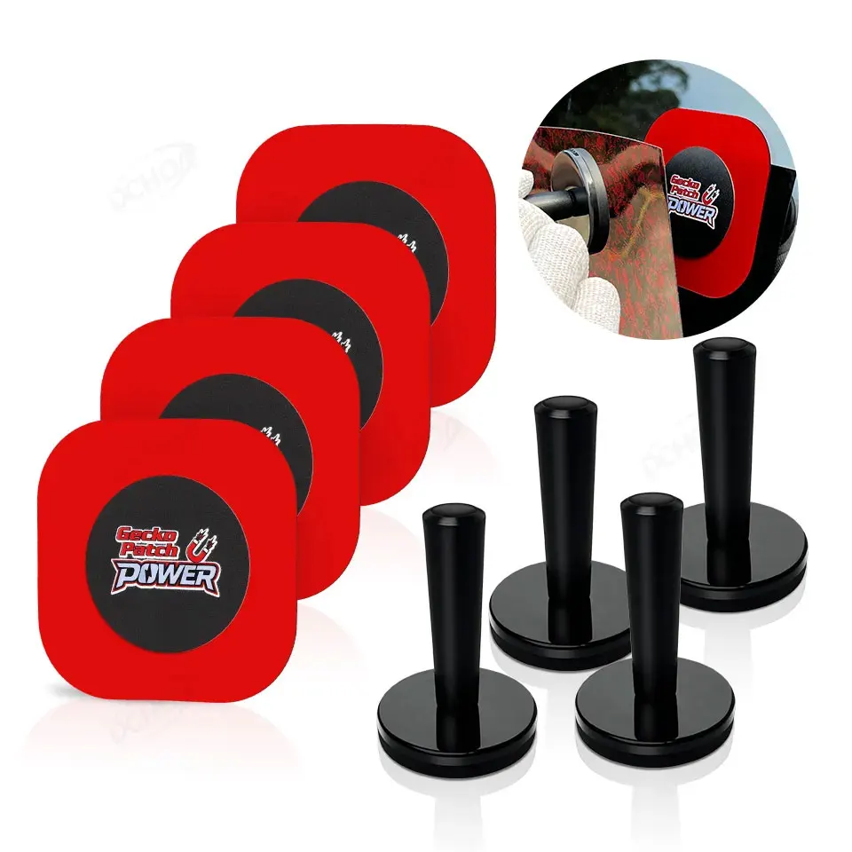 DCHOA 4 Set Vinyl Wrap Car Grip Magnet Holder with Silicone Metal Adsorption Mat
