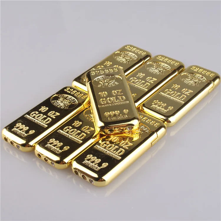 Amazon top seller Luxury gold lighter Gold Nugget Lighter for cigarette