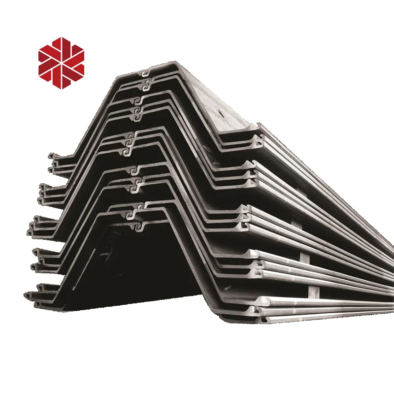 Z Type Sheet Pile Hot Rolled Pu18 Sp-3 A588gra Type 3 Carbon Steel Sheet Pile Customized