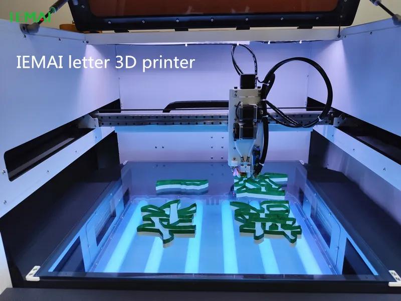  3D печатная вывеска машина наружные светящиеся рекламные вывески 3d буквенный акриловый
