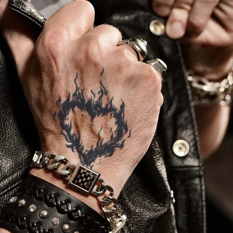 H6 Long Lasting Herbal Juice Semi-Permanent Girl Men Beauty Realistic waterproof Temporary Design Tattoo Stencil Sticker