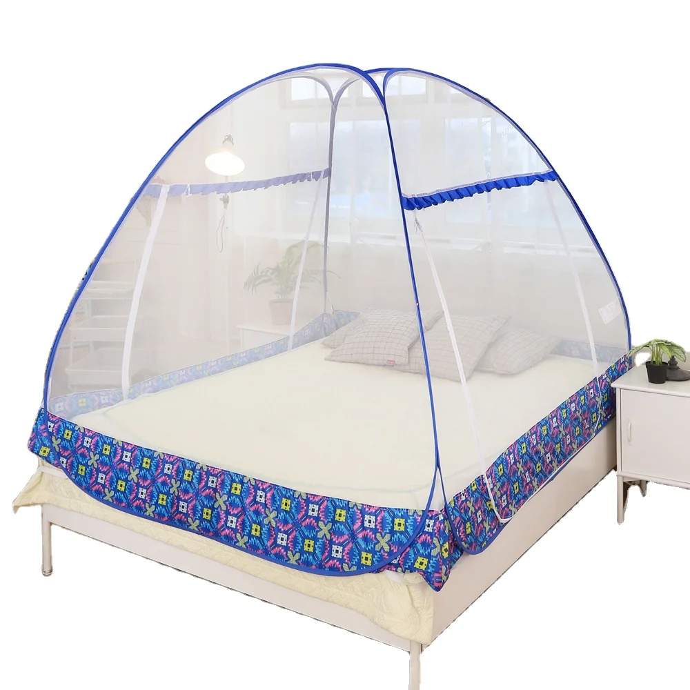 ingle double bed net foldablepop-up mosquito net tent s