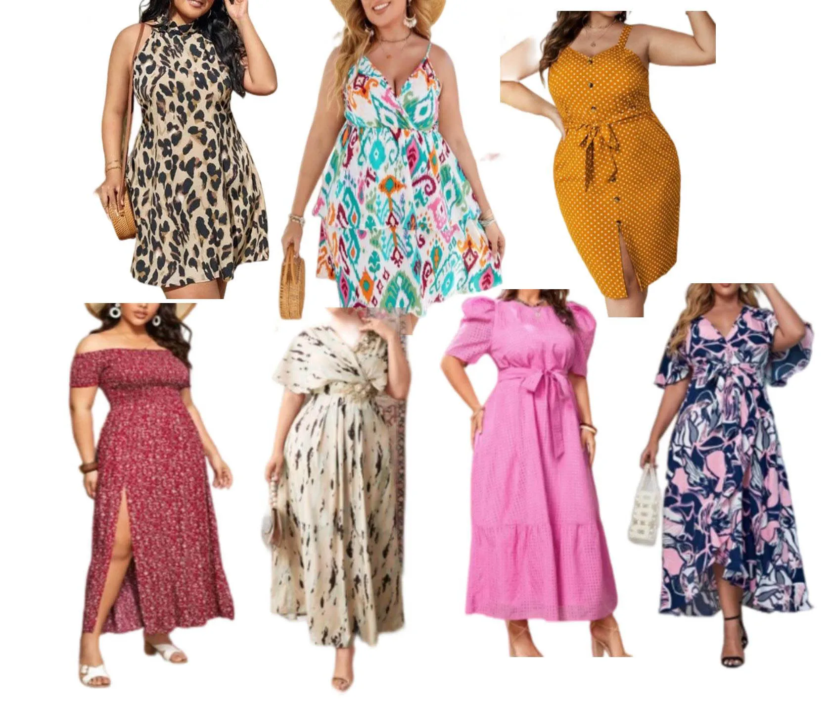 premium sheinned plus size dress  bulk bale clothes  curve bales