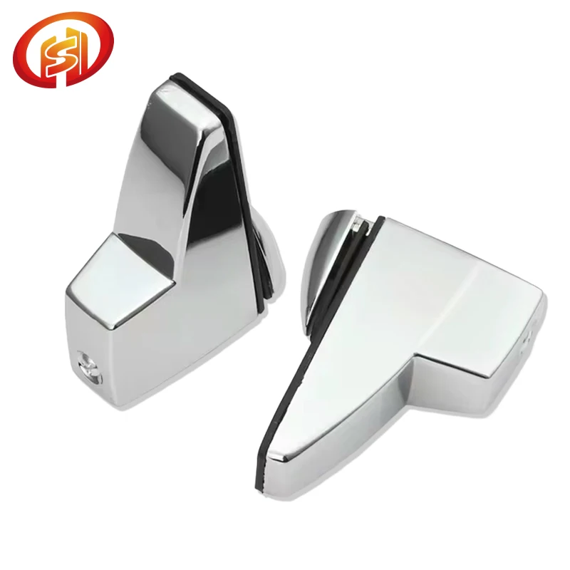 Glass Clam  Mounting Brackets Adjustable Glass Clips  Glass Bracket Flat Back for Staircase Handrail