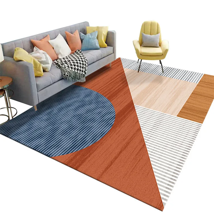 3D переводной ковер и коврики для гостиной, Нескользящие коврики из полиэстера для спальни, напольные коврики машинной работы, Противоскользящие коврики