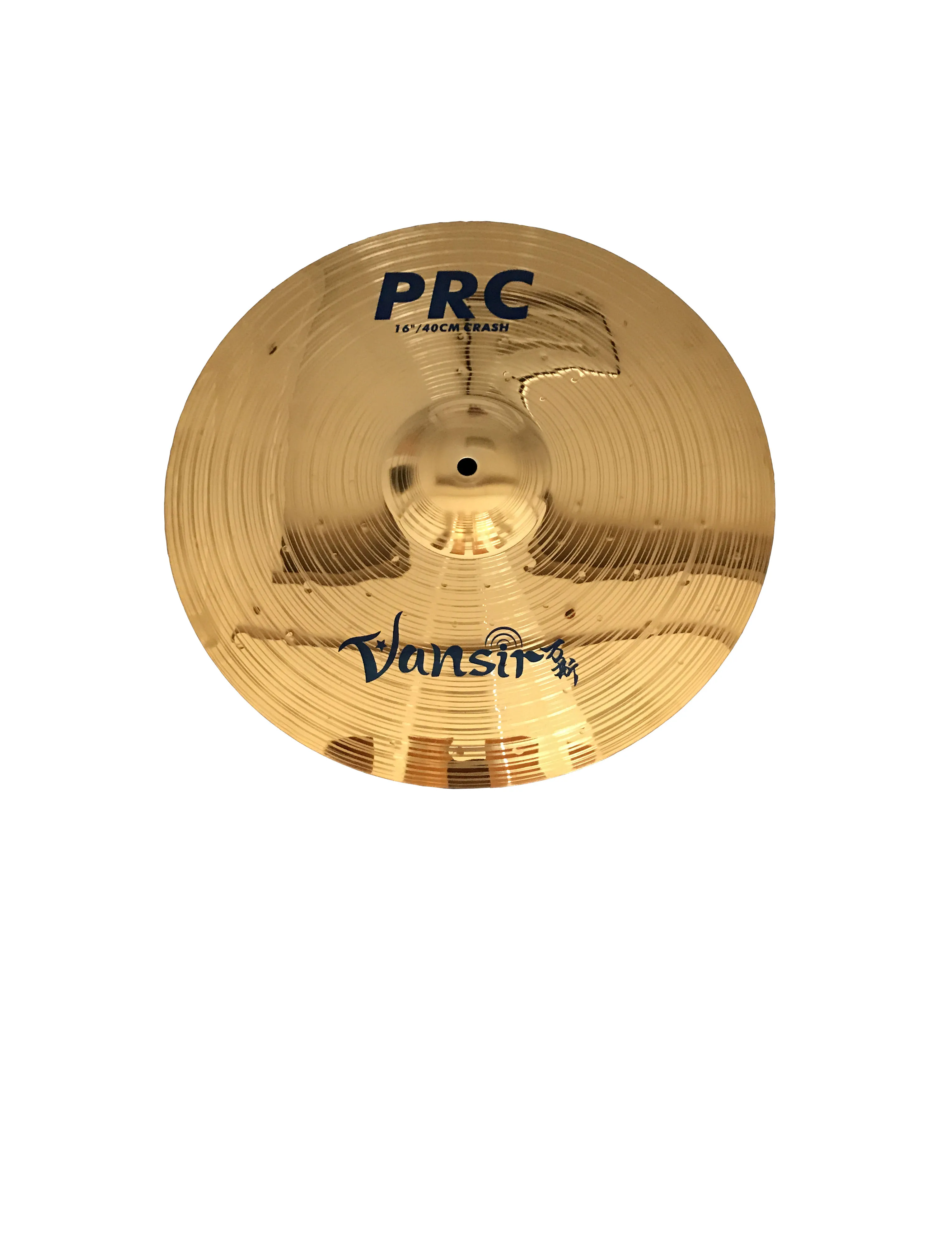 Vansir PRC Series Polishing Gold Color Alloy Cymbal Set 14'HH+16' Crash+18' Crash+20' Ride+cymbal bag