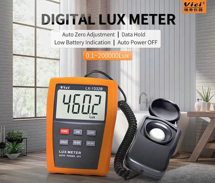 VICI LX-1332B lux meter