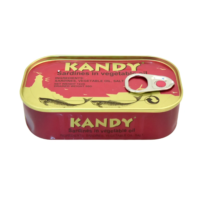Fast shipping canned sardine in oil for Gambia 125gx50tins/ctn sardines tin