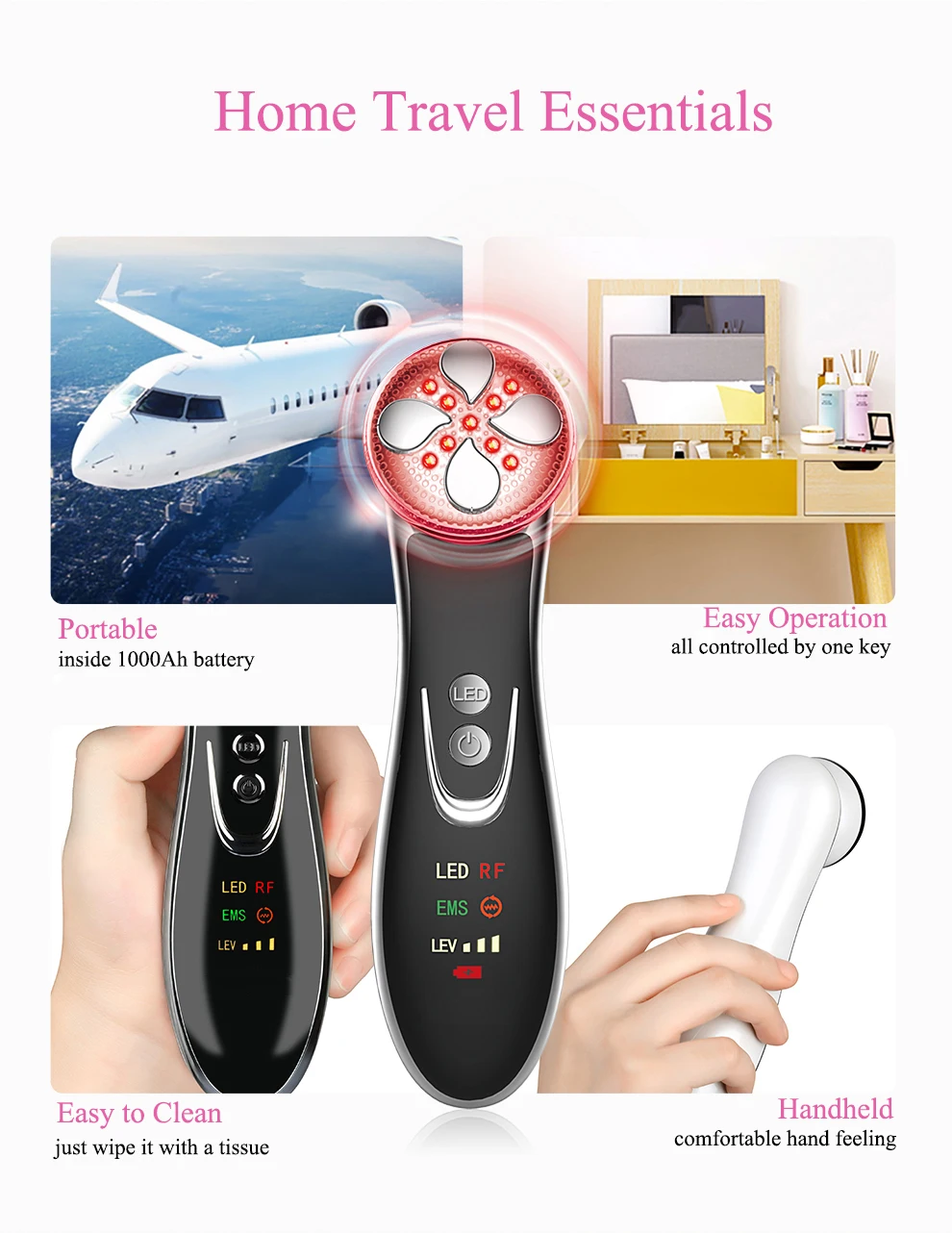  Hot Sale Beauty Instrument Photon Skin Rejuvenation Facial RF Radio Frequency