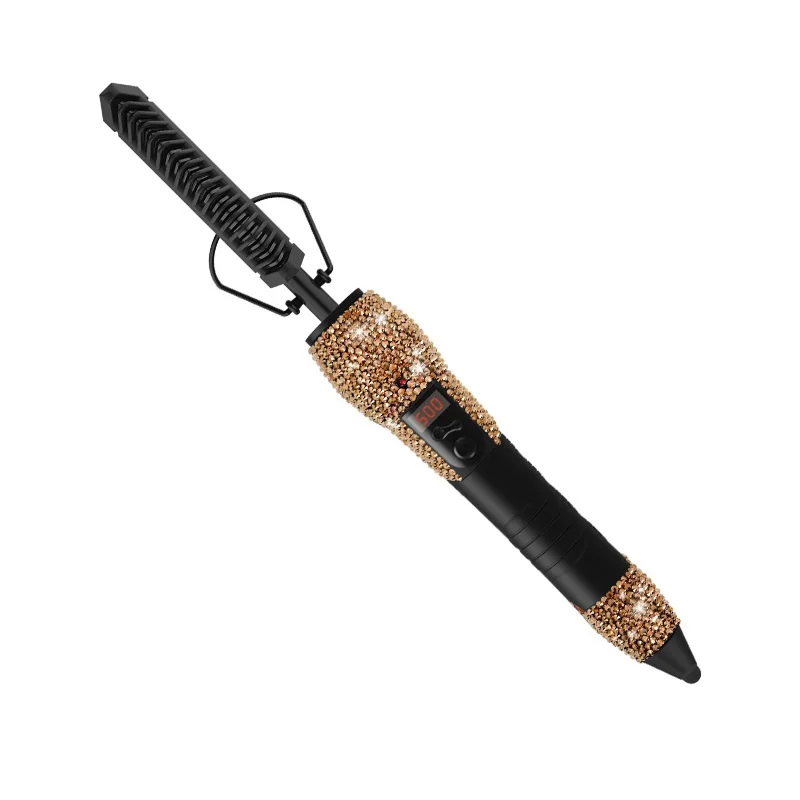High quality Professional High Temperature 500F Rhinestone Bling Electric Hot Hair Comb
