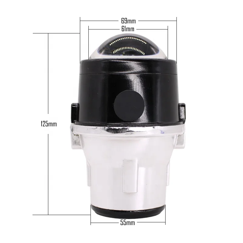 
TAOCHIS M6 2.5 inch Bi-Xenon HID Auto Car Fog Light Projector Lens Hi/Lo Universal Fog Lamp Car H11 Bulbs Retrofit 