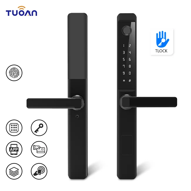 TTTLock TT-F9 высокого уровня безопасности TTlock приложение умный Интеллектуальный Дверной замок водонепроницаемый огнестойкий умный алюминиевый дверной замок