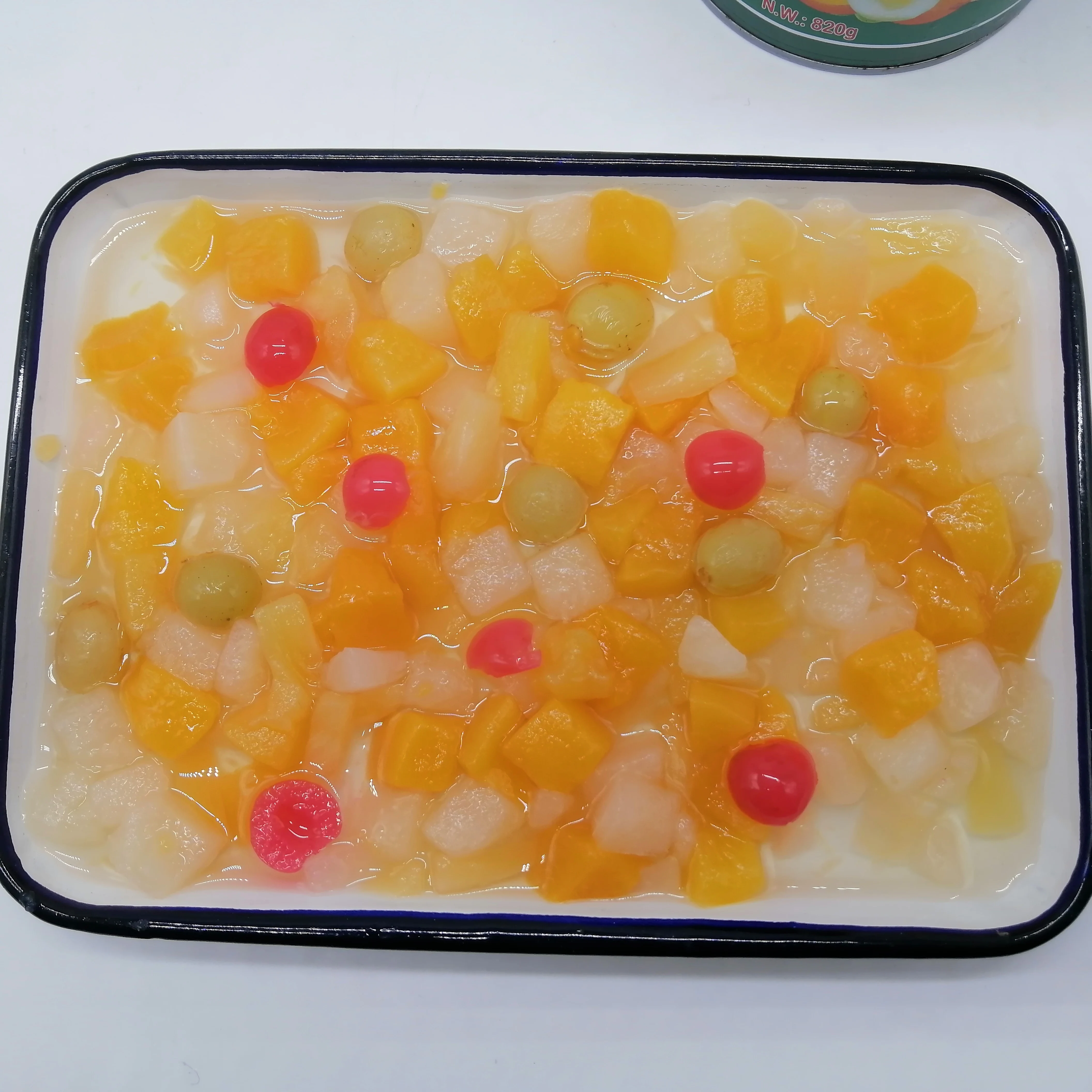 OEM BEST Selling Chinese Mixed Fruit Cocktail of Thomas Brand Light syrup Canned Fruit Cocktail For Selling In Your Brand