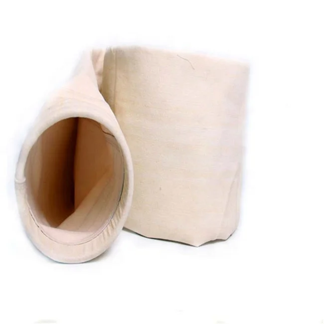 
China Top Sell Non-Woven FMS Felt Filter Cloth Dust Filter Bag For Cement Industry/Kiln/Silo/Mix Asphalt/Cooler 