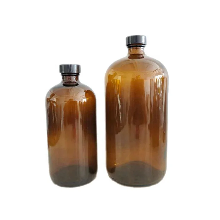 
50ml 100ml 250ml 500ml brown small mouth bottle glass Boston bottle chemical sample bottle 