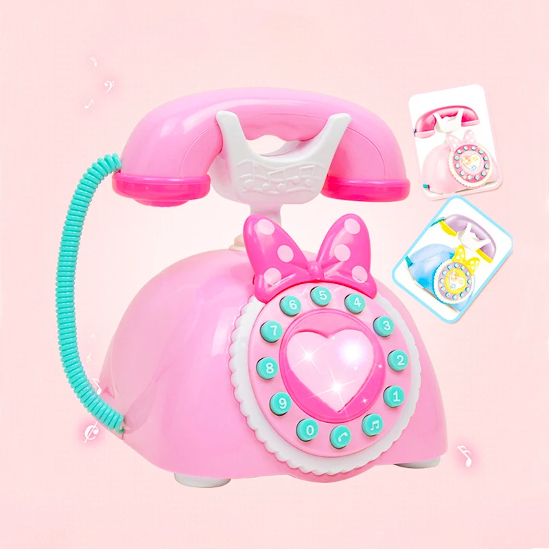 Детские ранние образовательные мини ретро Мультяшные наборы телефонов