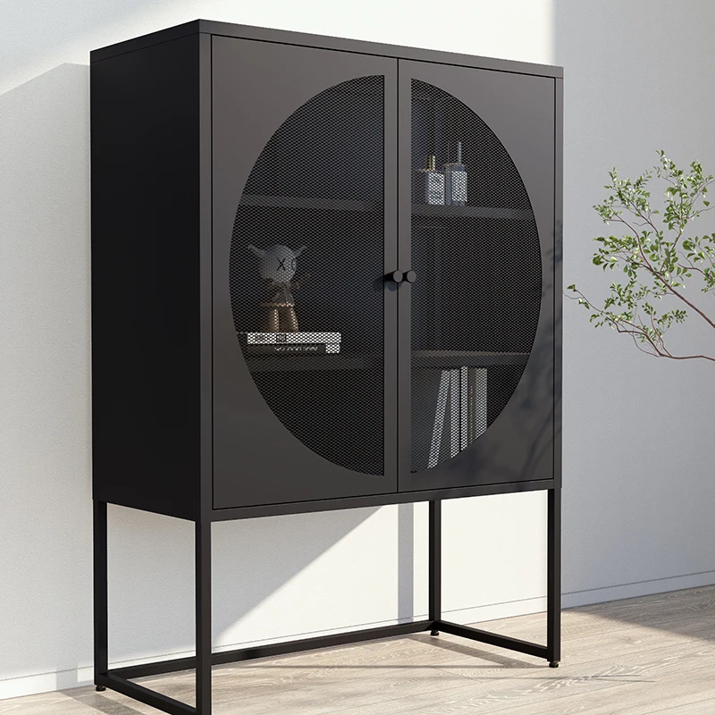 Portable Direct Factory Price Metal Locker With Crimp-meshed Door