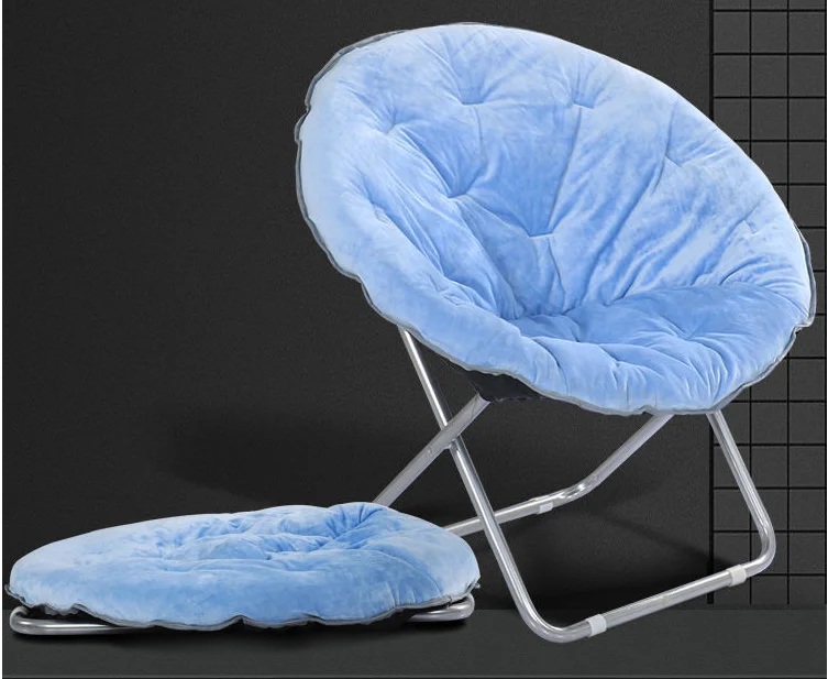 
Portable Lounge Bean Bag Living Room Velvet Chair Folding chairs 