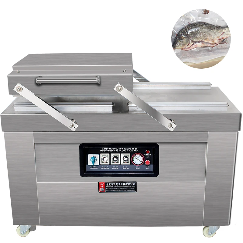 Demballage Sous Vide a Deux Chambres Certifiee DZ-600 2S-X Multi function vacuum packaging machine Machine muamoto sentefngii