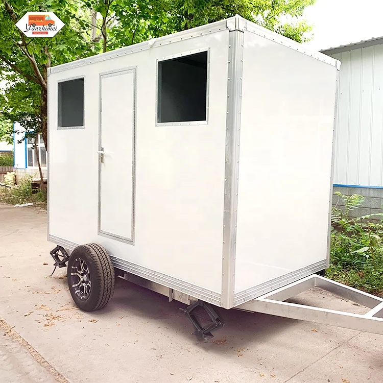 Portable Restroom Trailers Reliable Onsite Services Luxury Prefab Trailer Bathroom Mobile Toilet Trailer For Sale