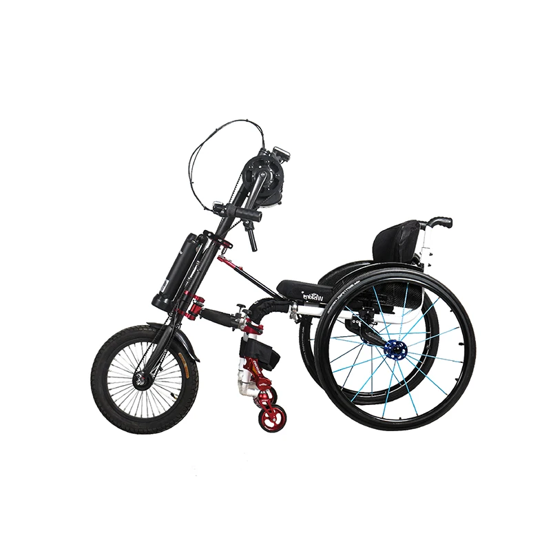 WISKING Q8 plus electric moped handicapped wheelchair tractor handbike trike for disabled use