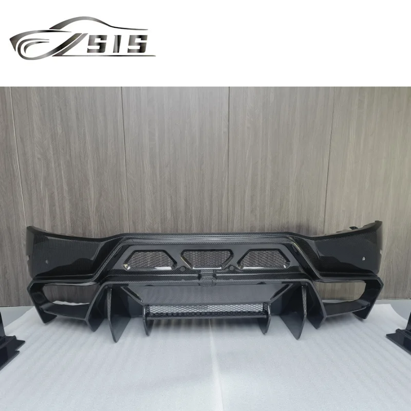 High Quality Carbon Fiber Material Lamborgni Huracan Lp580 Vrs Style Front Bumper With Tips Side Skirt Rear Bumper Body Kit
