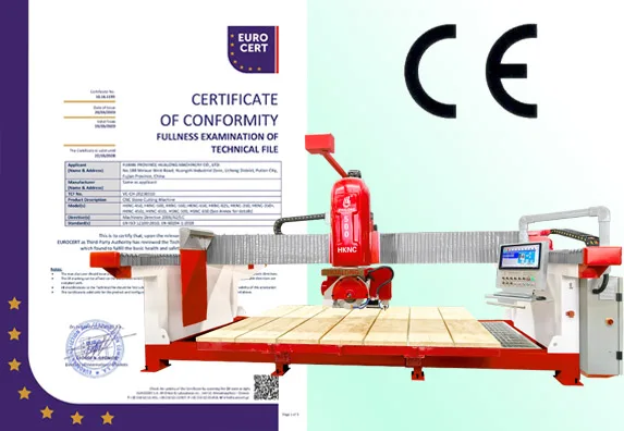 2025 hot Italian software Hualong machinery 5 +1 axis bridge saw granite marble CNC Cutting and Milling Stone Processing Machine