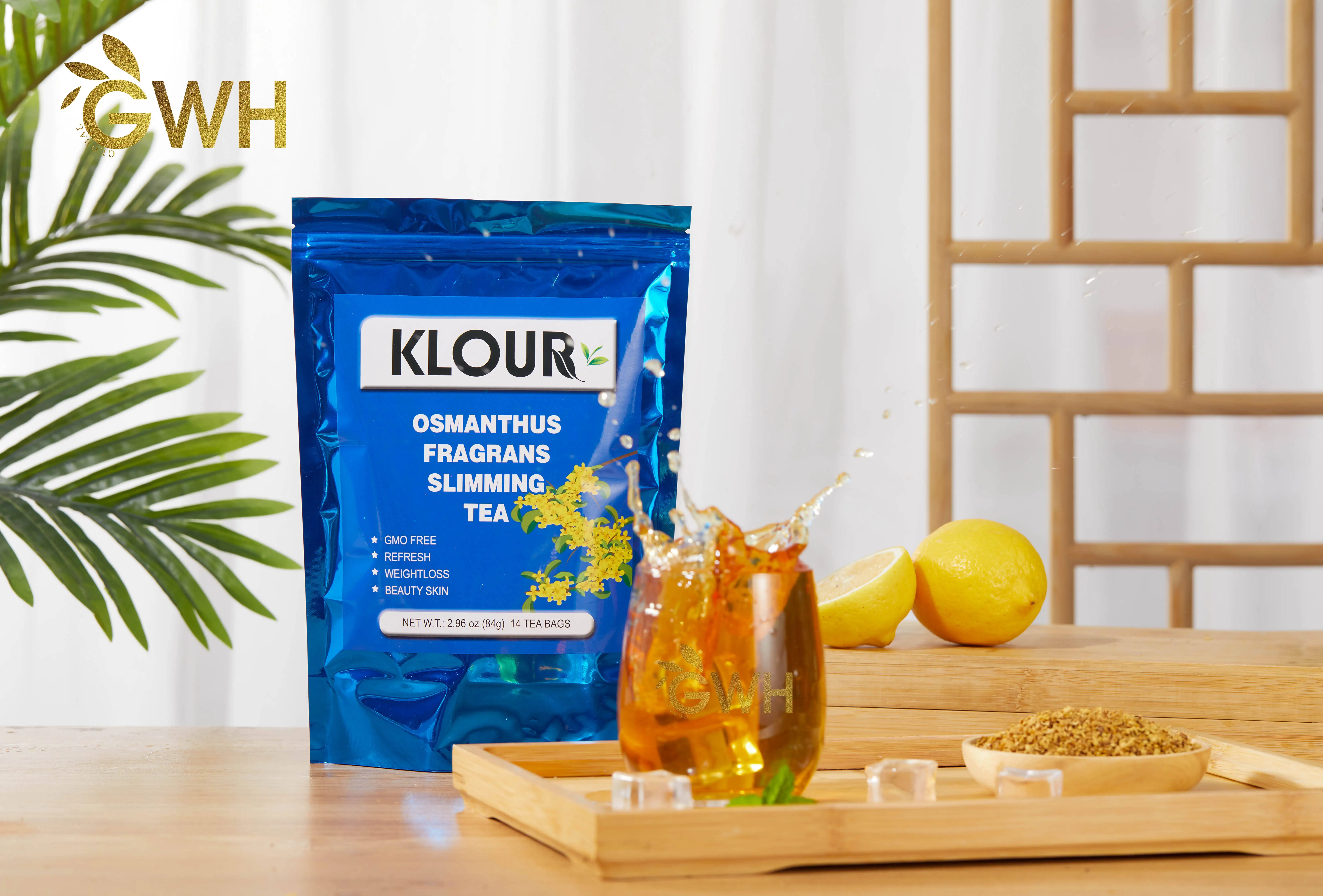 Private Label Herbal Best Slimming Diet Tea Osmanthus Fragrans Slimming tea Weight Loss Detox Tea