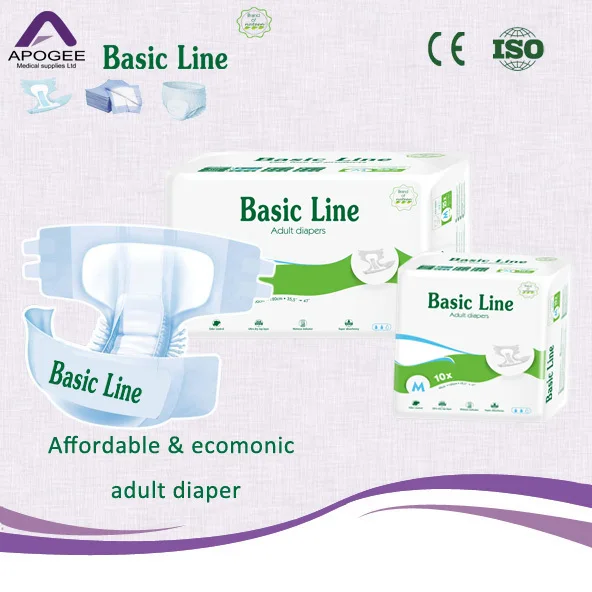Factory Direct Supply Adult Diaper Disposable Medical Use For Incontinence Elderly People Unisex Soft Breathable Free Sample OEM