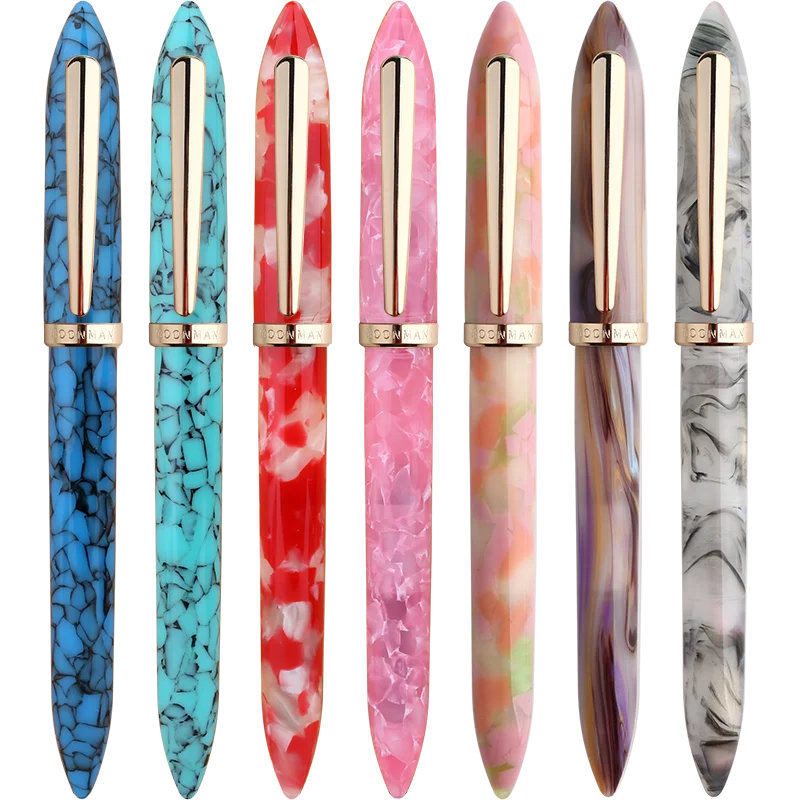 MoonMan-S1 resin  fashion design fountain pen  and  color  adult student business writing practice gift pen made in China