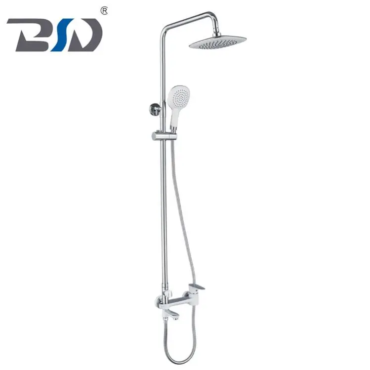European adjustable bath accessory sliding bar sliding rail head hand shower set