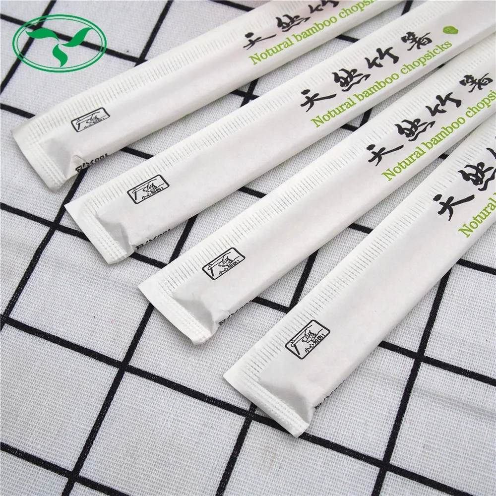 customized paper wrap tensoge bamboo chopsticks disposable