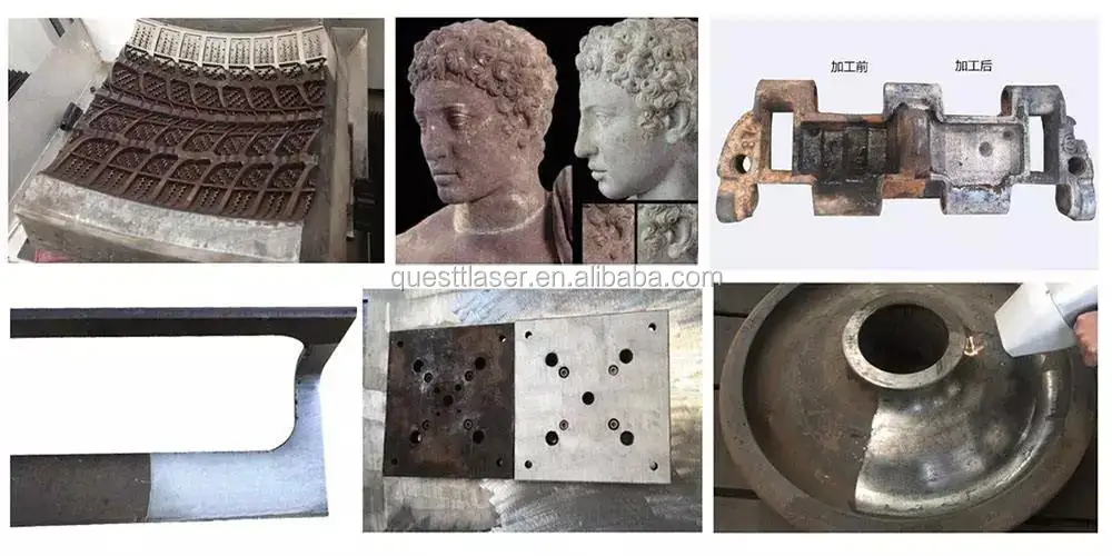 No Consumable Laser Cleaning Equipment Dual Axis Scanner Laser Rust Remover High Precision No Damage Laser Cleaning Machine