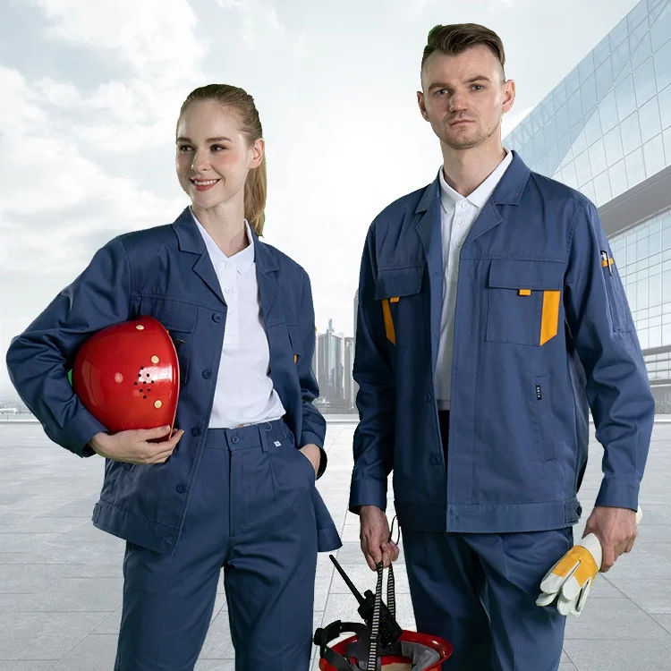 Custom Professional Factory Workwear Welding Technician Work Suit Mechanic Worker Uniform