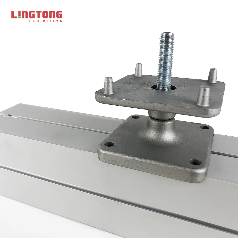 Легкая сборка приподнятая напольная система регулируемый напольный стол оборудование для торговой выставки выставочный