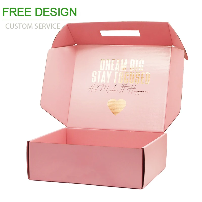 Large Color Cardboard Paper Mailing Apparel Box Custom Logo Printed Corrugated Paper Carton Shipping Packaging Box