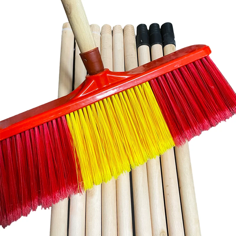 Machine making 120cm cheap wooden broom stick natural mop handle mop wooden stick for house cleaning