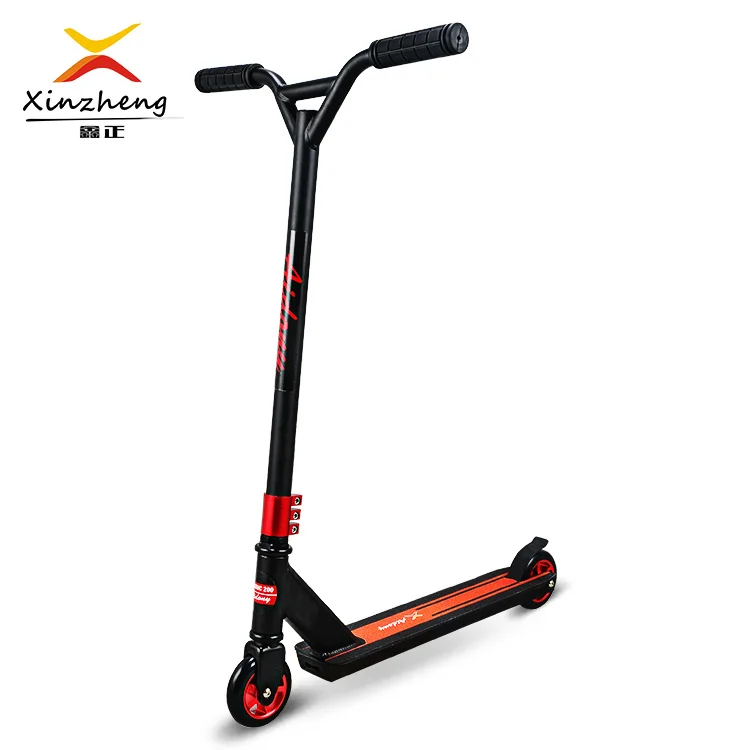 Ce Approved Freestyle Custom Two Pu Wheel Aluminum Kick Stunt Scooter Blunt Scooter for Kids and Adults